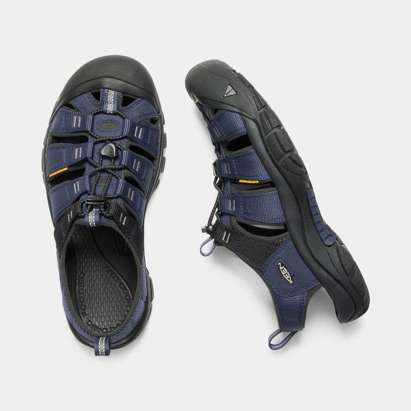 Sandalias Trekking Keen Newport Hydro Para Hombre Azules/Negros - Sandalias Keen Mexico (826740-NQP)